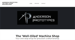 Desktop Screenshot of andersonprototypes.com